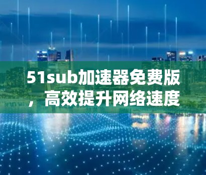 51sub加速器免费版,高效提升网络速度的优质选择