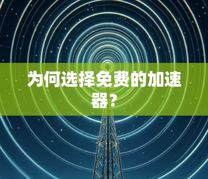 为何选择免费的加速器？